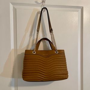 Rebecca Minkoff Nutmeg Quilted Purse With Gold Hardware